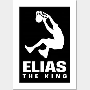 Elias Custom Player Basketball Your Name The King Posters and Art